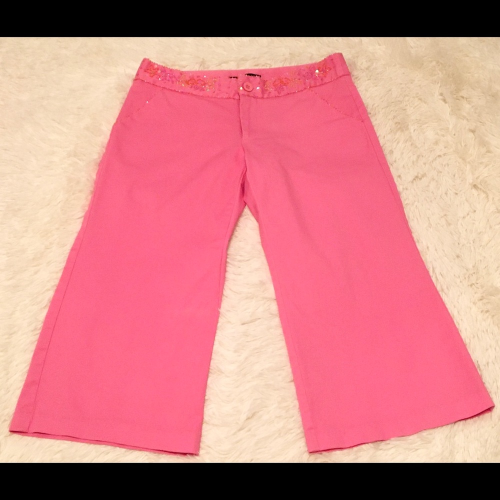 ECI Wide Leg Cropped Pants Size-5/6